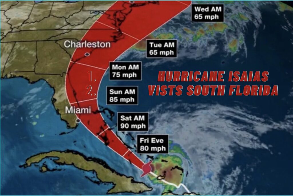 Hurricane Isalas visits South Florida