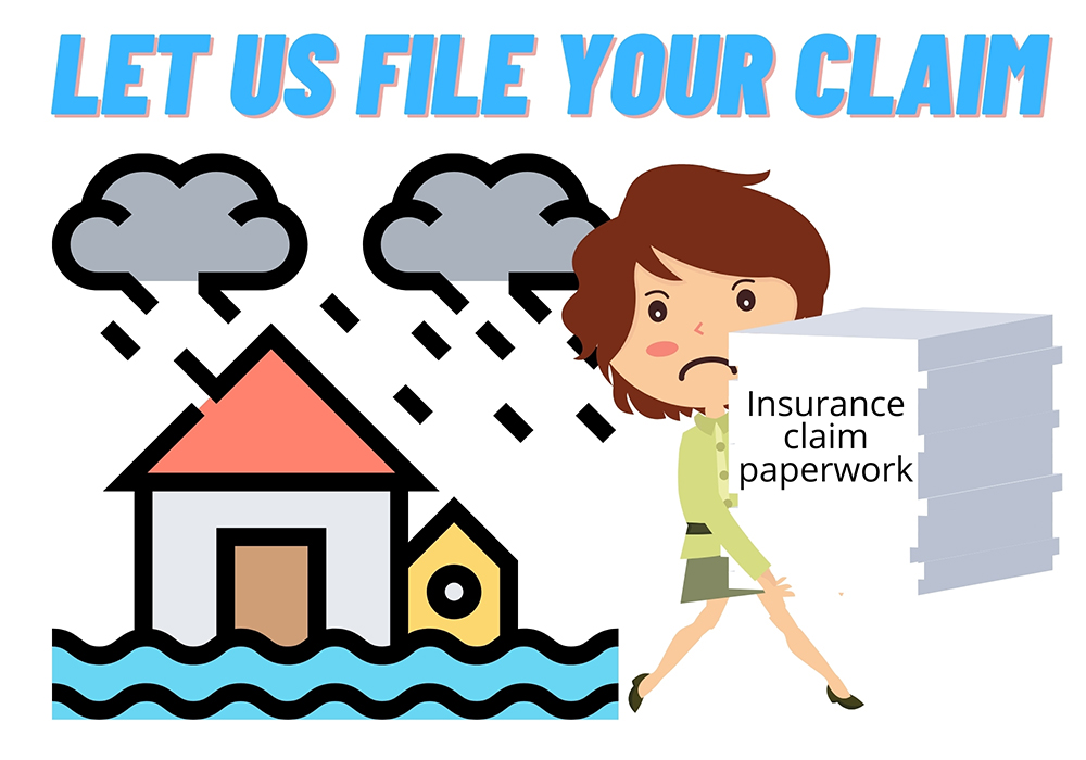 As a Palm Beach Gardens public adjuster we handle all the paperwork.