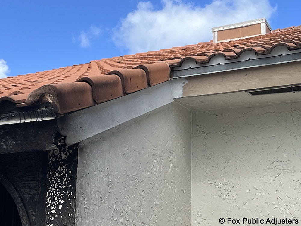 The result of this fire may mean this roof could need to be completely replaced